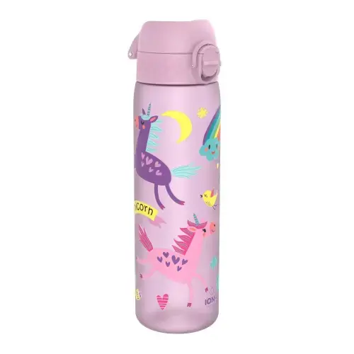 Sticla apa pentru copii Slim Ion8 Unicorns, recyclon, 500ml