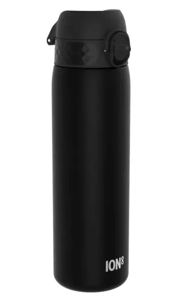 Sticla apa Slim, recyclon, 500ml, Ion8, Negru