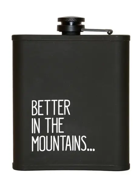 Sticlă buzunar TSL - Hip Flask, negru