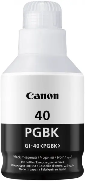 Sticlă cu cerneală Canon - GI-40BK, pentru Canon G6040/G5040/GM2040, negru