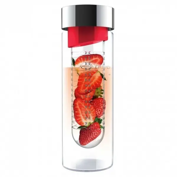 Sticla cu infuzor - Red / Silver | AD-N-ART