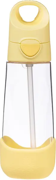 Sticlă de apă cu pai b.box - Lemon Twist, 600 ml