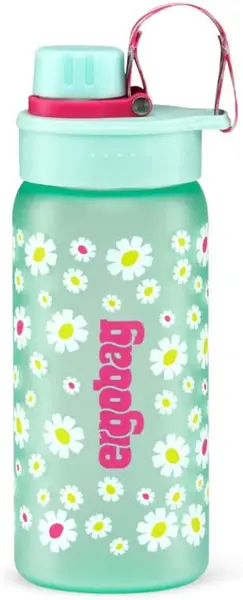 Sticlă de apă Ergobag Tritan - Flori, 550 ml
