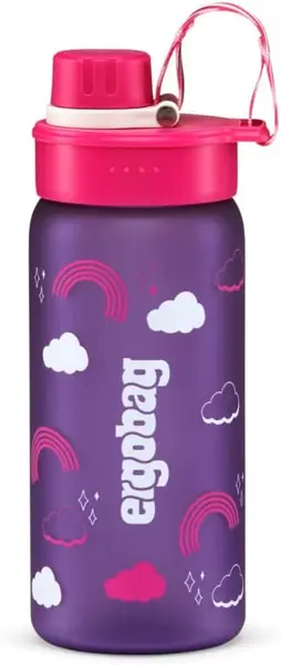 Sticlă de apă Ergobag Tritan - Rainbow, 550 ml
