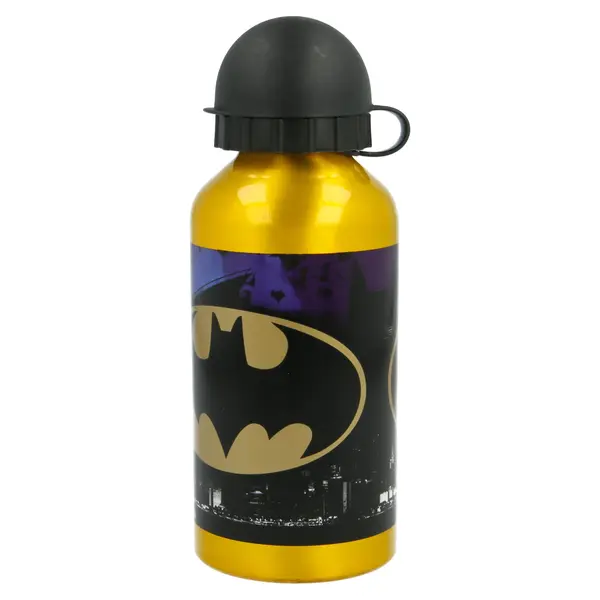 Sticla de apa, pentru copii, din aluminiu, cu model Batman Symbol, 400 ml Engros