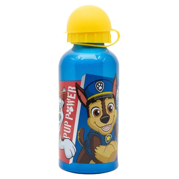 Sticla de apa, pentru copii, din aluminiu, fara BPA, multicolor, 400 ml, Pup Power, Paw Patrol Engros
