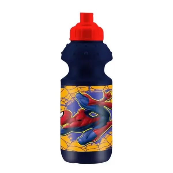 Sticla de apa plastic Spiderman 350ml Engros