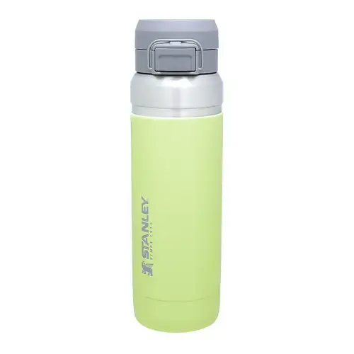 Sticla de apa Quick Flip, Stanley, Inox/Plastic, 1 l, Gri/Verde lime