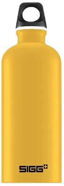 Sticla de apa Sigg Traveller – Mustard touch, galbena, 0.6 L