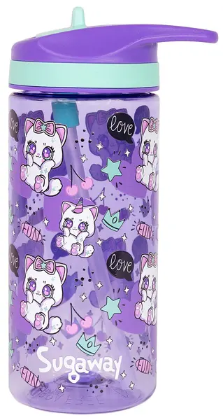 Sticlă de apă Sugaway - KittyCorn, 420 ml
