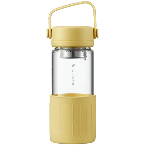 Sticla de ceai BUYDEEM DG42-MY, 300 ml (Galben)
