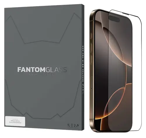 Sticla de protectie iLera Fantom Glass pentru iPhone 16 Pro