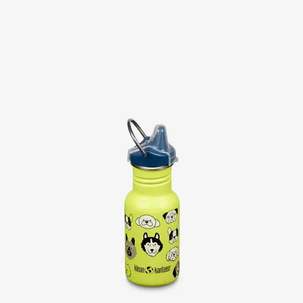 Sticla din otel pentru copii Kid Classic Narrow 355 ml cu capac sippy Dogs