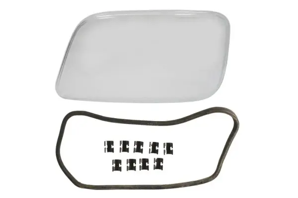 Sticla far Stanga (cu garnituri, cu garnitura si agrafe) potrivit MERCEDES ACTROS MP2 MP3 10.02-