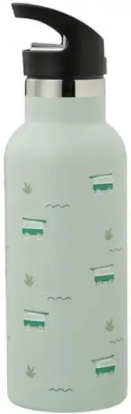 Sticlă și termos din oțel inoxidabil 2 în 1 Fresk - Surf Boy, 500 ml