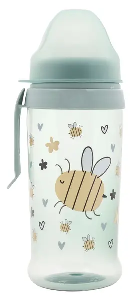 Sticla sport cu varf moale Lorelli My Friend - 350 ml, Iceberg Green