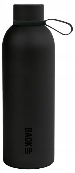 Sticlă termică BackUp 8 A - negru, 500 ml
