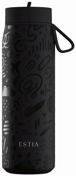 Sticlă termică cu mâner Estia Pulse - Noir Echo, 500 ml