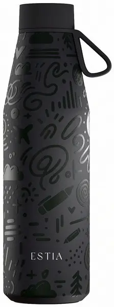Sticlă termică Estia Flow - Noir Echo, 500 ml