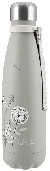 Sticlă termică KikkaBoo - Flora, 500 ml, Sand