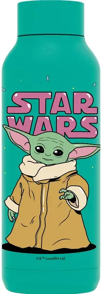 Sticlă termică Quokka Disney - Star Wars, The Mandalorian Grogu, 510 ml