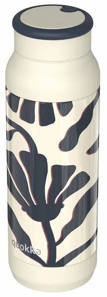 Sticlă termică Quokka Pulse - Abstract Leaves, 700 ml