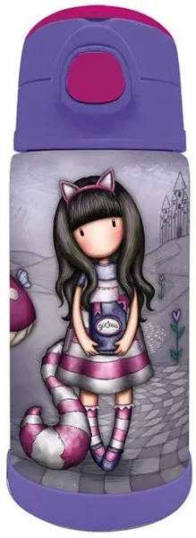 Sticlă termică Santoro Gorjuss - Cheshire Cat, 450 ml