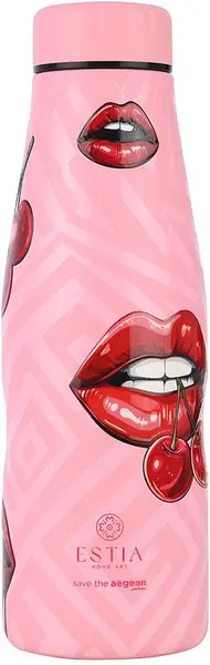 Sticlă termo Estia Save the Aegean - Blush Pop, 500 ml