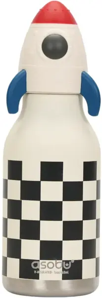 Sticlă termo pentru copii Asobu Bestie - Rocket, 460 ml