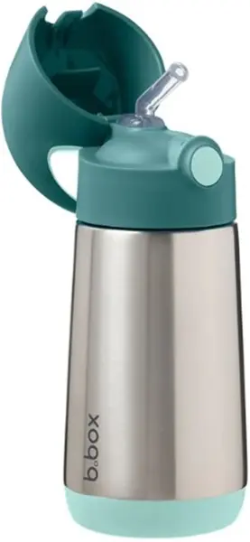 Sticla termos cu pai b.box - Emerald forest, 350 ml