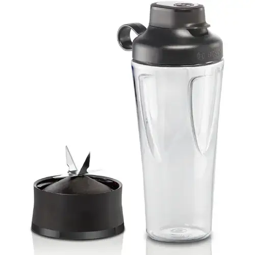 Sticla TO GO + cutit. Compatibila cu blender VitaPower Bosch Serie4 si Serie2