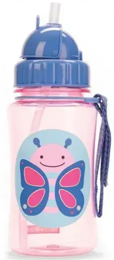 Sticluta cu pai SKIP HOP Fluturas (Multicolor)