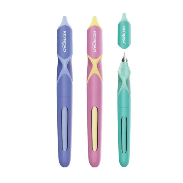Stilou Keyroad Exact, penita Iridium M, grip ergonomic, culori pastel