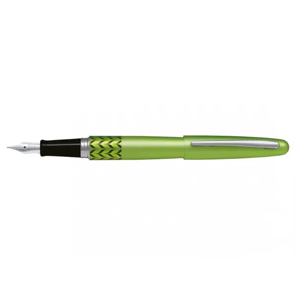 Stilou MR Retro Pop Pilot varf mediu corp metalic Stilou MR Retro Pop Pilot varf mediu corp metalic verde