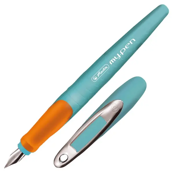 Stilou My.Pen, penita M, culoare turcoaz/orange - blister