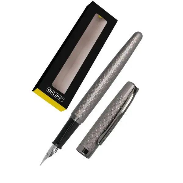 Stilou Online Eleganza Diamond Titan cu penita din iridiu M si cutie cadou Stilou Online Eleganza Diamond Titan cu penita din iridiu M si cutie cadou