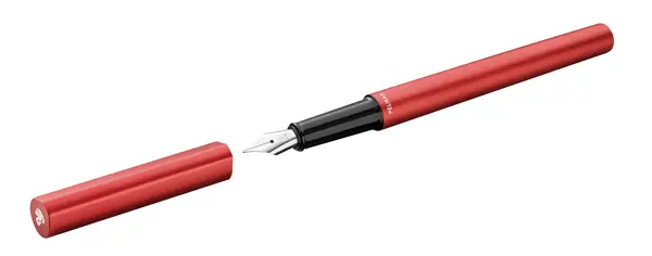 Stilou Pelikan Ineo - Roşu, în cutie metalică