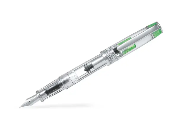 Stilou Pilot Prera corp transparent vârf M cu capac accesorii culori diverse Stilou Pilot Prera corp transparent vârf M cu capac accesorii culori diverse verde