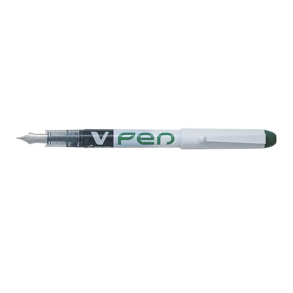 Stilou Pilot V-Pen Erasable culori diverse 0.5 mm cu capac Stilou Pilot V-Pen Erasable culori diverse 0.5 mm cu capac verde