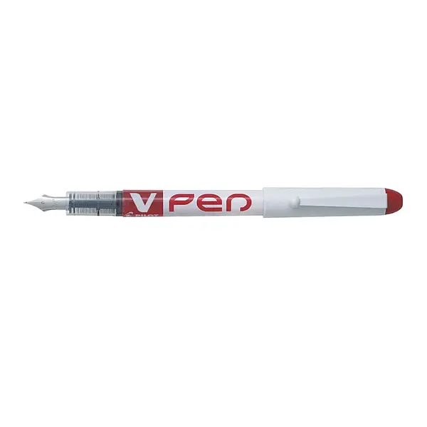 Stilou Pilot V-Pen Erasable culori diverse 0.5 mm cu capac Stilou Pilot V-Pen Erasable culori diverse 0.5 mm cu capac rosu