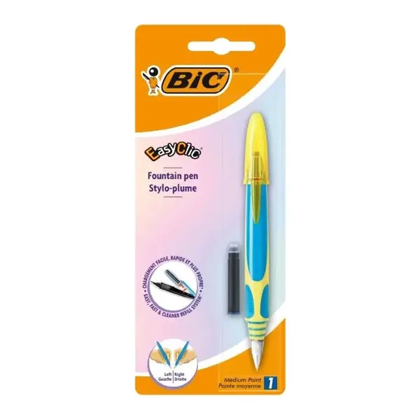 Stilou plastic, cu patron, Bic Easy Click Standard