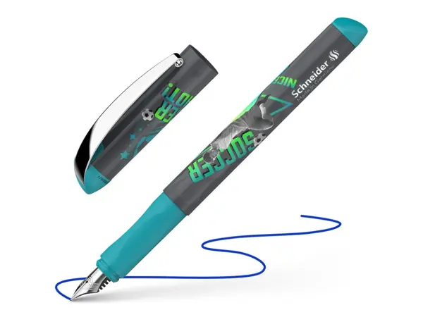 Stilou Schneider Inx Sportive 2026, penita M, grip ergonomic, +8 ani