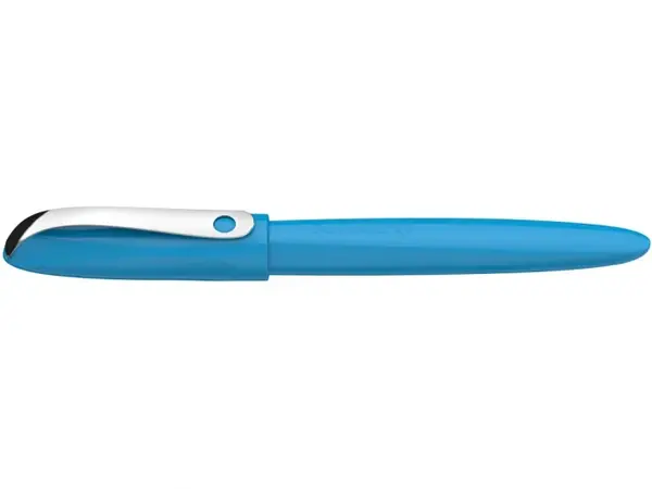 Stilou Schneider Wavy cu maner ergonomic pentru incepatori,albastru