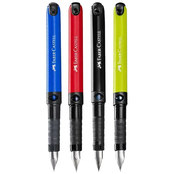 Stilou scolar + 6 patroane, Vario Faber-Castell