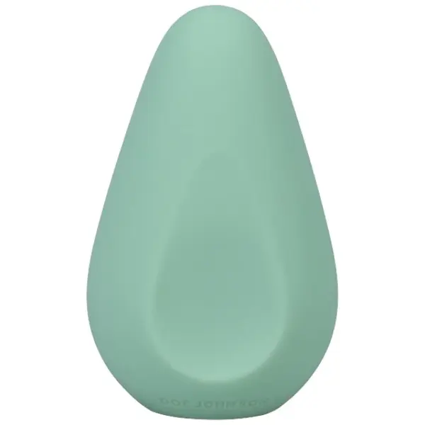 Stimulator clitoris DOC JOHNSON Ritual Chi, din silicon moale, 10 funcții de vibrație, rezistent la apă, verde turcoaz