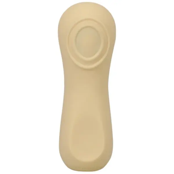 Stimulator clitoris DOC JOHNSON Ritual Sol, din silicon moale, cu pulsații, 10 funcții de vibrație, rezistent la apă, galben