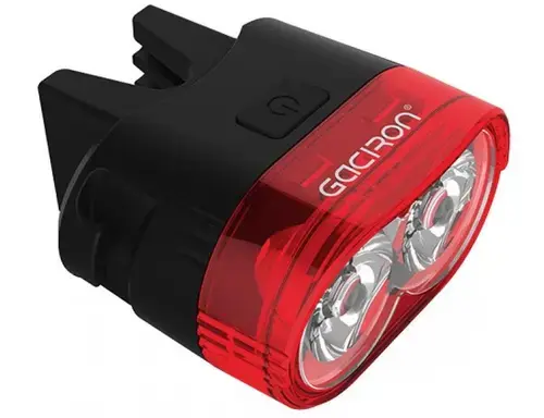 Stop Frana Gaciron W09-B, 600 lumeni, senzori de miscare si lumina, acumulator 680 mAh (Negru)