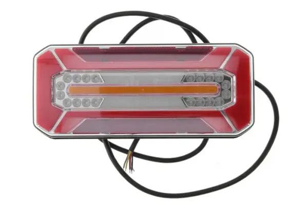 Stop spate stanga dreapta (LED, 12 24V, cu intermitent, cu lumini ceata, lumina de marsarier, cu stop, lumina de parcare, reflector, indicator dinamic, lungime cablu: 0,2m)