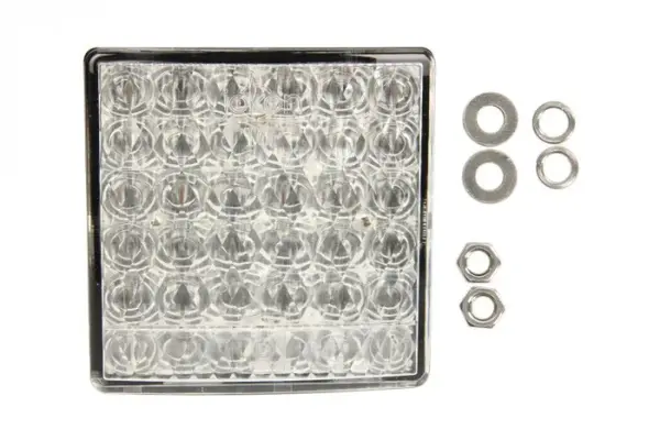 Stop spate stanga dreapta (LED, 24V, cu intermitent, lumina de parcare, lungime cablu: 0,5m 80x80mm)