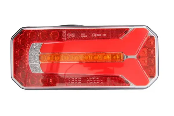Stop spate stanga dreapta W150DD (LED, 12 24V, cu intermitent, cu lumini ceata, cu stop, lumina de parcare, reflector, indicator dinamic)